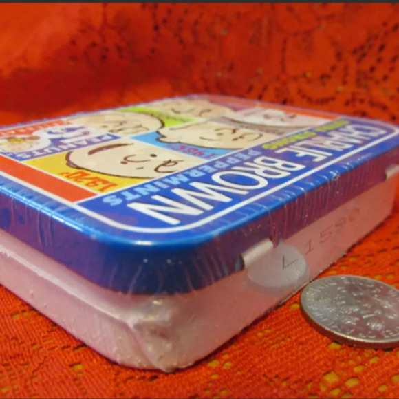 peanuts Snoopy and CharlieBrown Mint Tin Case 50 Year Anniversary Collectibles - Picture 4 of 10